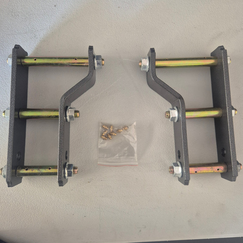 Munji SHACKLES - 2" EXTENDED GREASEABLE (ADDITIONAL 2" LIFT TO VEHICLE) (ISUZU/MAZDA 4JJ3)