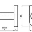 M8 T-Slot Bolts (304 Stainless steel)