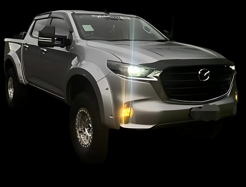 MAZDA BT-50 (2021-2025) OFFROAD DESIGN FENDER FLARES (silver) - Limited availability