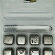 STAINLESS STEEL ICE CUBE KIT - Set of 8 Reusable Chilling Stones