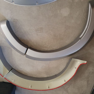 MAZDA BT-50 (2021-2024) OFFROAD DESIGN FENDER FLARES (silver) - Limited availability
