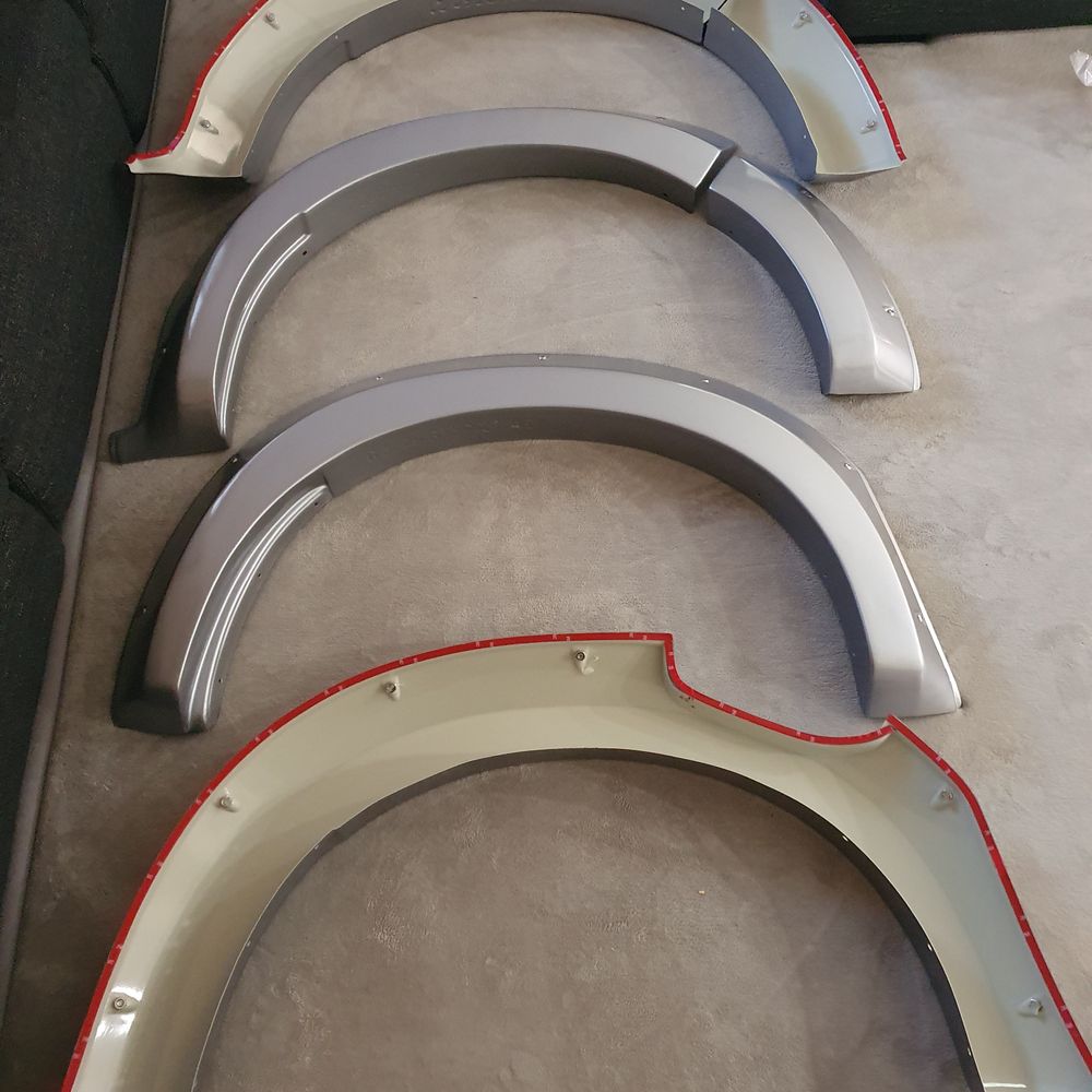 MAZDA BT-50 (2021-2024) OFFROAD DESIGN FENDER FLARES (silver) - Limited availability