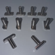 Load image into Gallery viewer, M8 T-Slot Bolts (Stainless Steel)