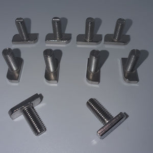 M8 T-Slot Bolts (Stainless Steel)