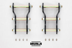 Munji SHACKLES - 2" EXTENDED GREASEABLE (ADDITIONAL 2" LIFT TO VEHICLE) (ISUZU/MAZDA 4JJ3)