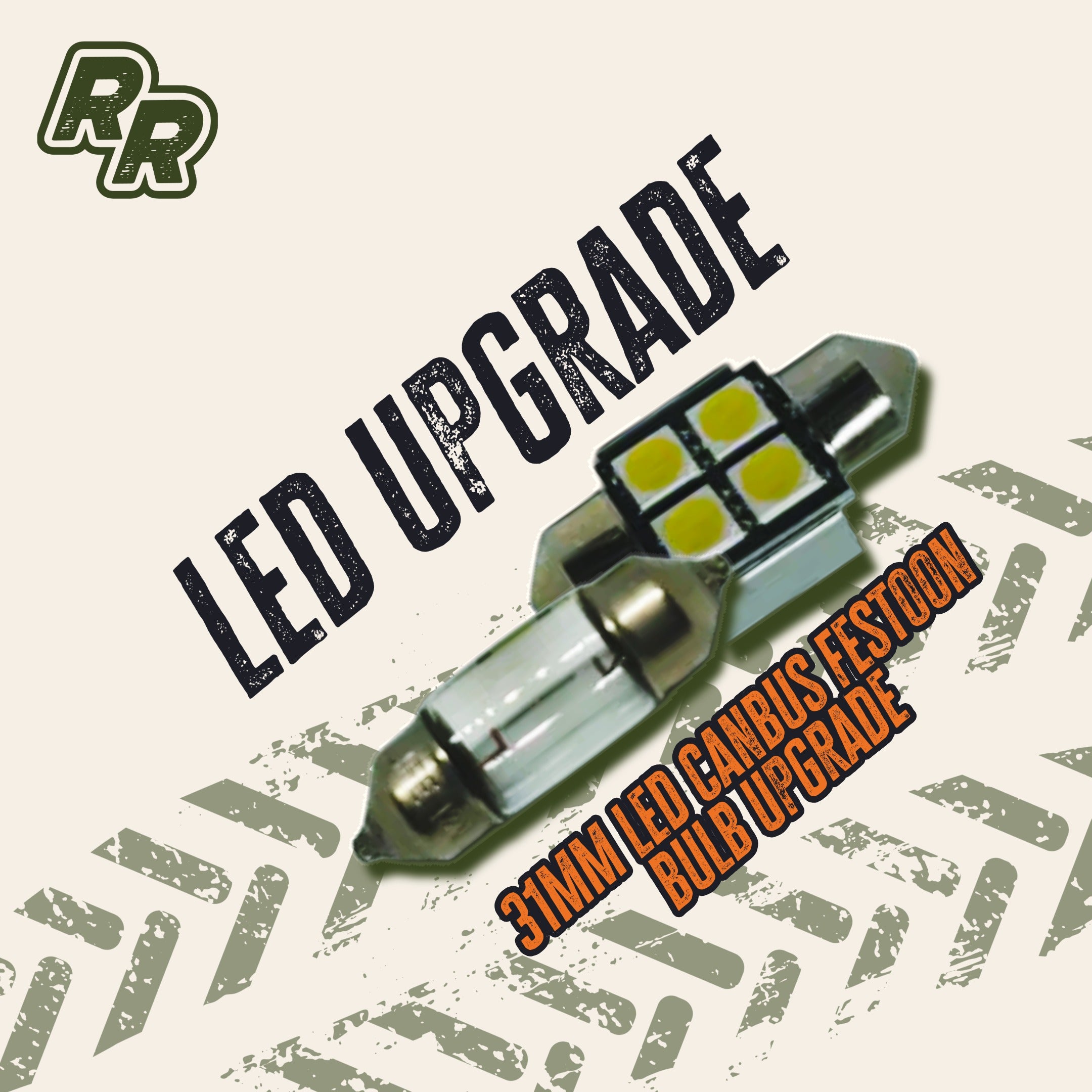 31mm LED CANBUS FESTOON BULB UPGRADE