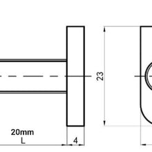 Load image into Gallery viewer, M8 T-Slot Bolts (304 Stainless steel)