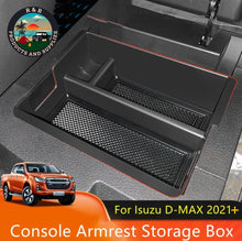 Load image into Gallery viewer, Center Console Organizer Armrest Storage Box Container Isuzu D-Max / Mu-X / BT-50  2021-2023