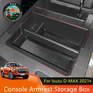 Center Console Organizer Armrest Storage Box Container Isuzu D-Max / Mu-X / BT-50  2021-2023