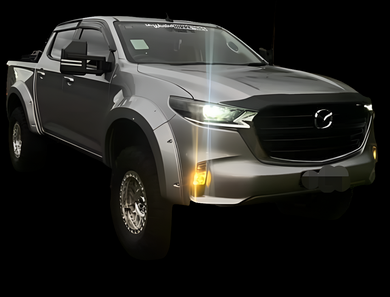 MAZDA BT-50 (2021-2024) OFFROAD DESIGN FENDER FLARES (silver) - Limited availability