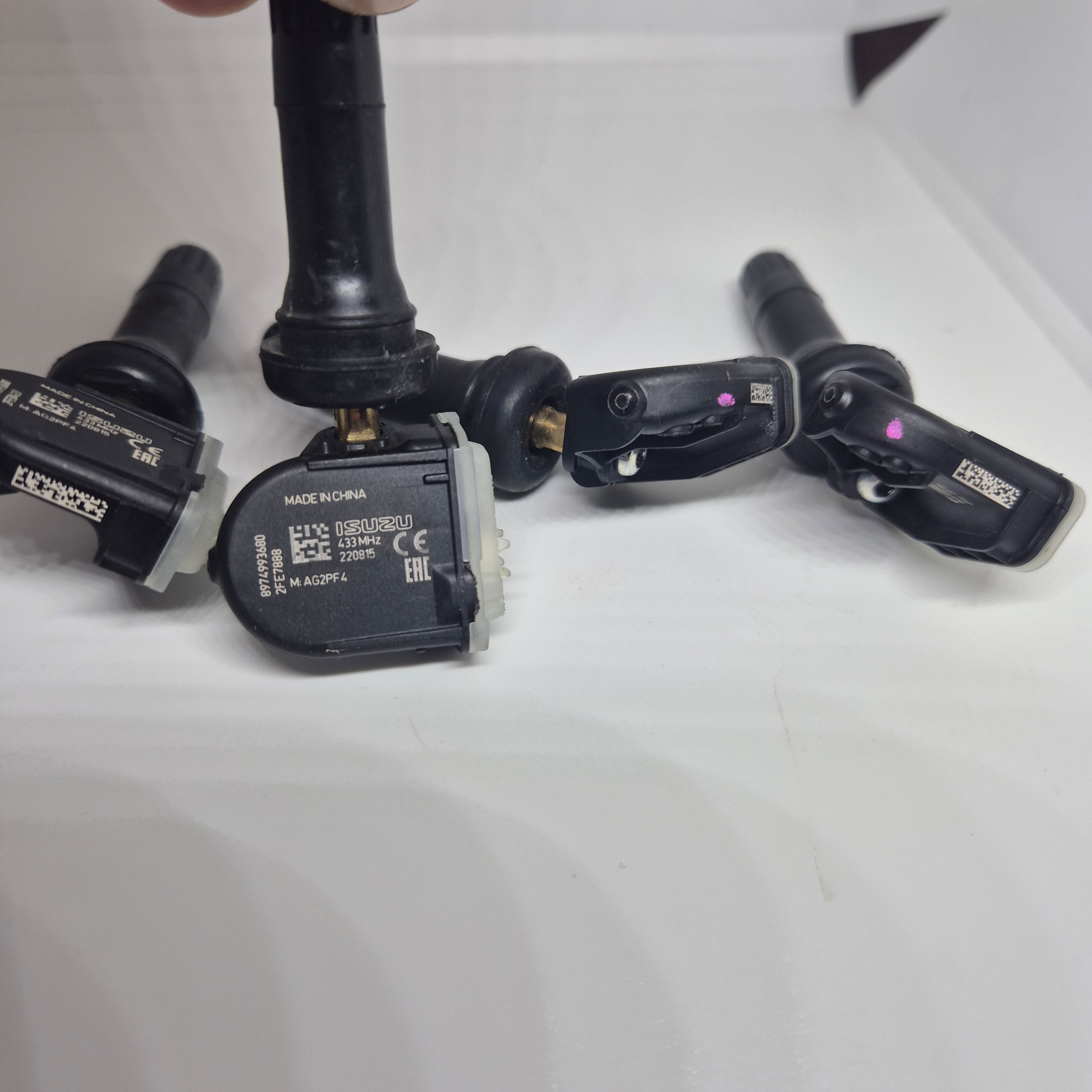 433MHz Tyre Pressure Monitors and Valves x4. Suit (Isuzu D-Max/Mu-X 2021-2026)