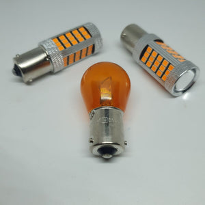 LED INDICATOR UPGRADE (Yellow) 2pcs (PAIR) BAU15S