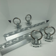 Load image into Gallery viewer, 23cm Aluminium Anchor Tracks &amp; Tie Down Rings