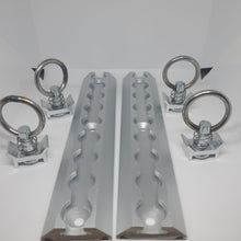 Load image into Gallery viewer, 23cm Aluminium Anchor Tracks &amp; Tie Down Rings