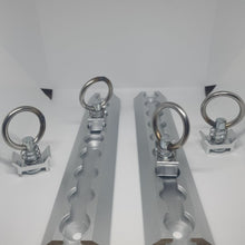 Load image into Gallery viewer, 23cm Aluminium Anchor Tracks &amp; Tie Down Rings