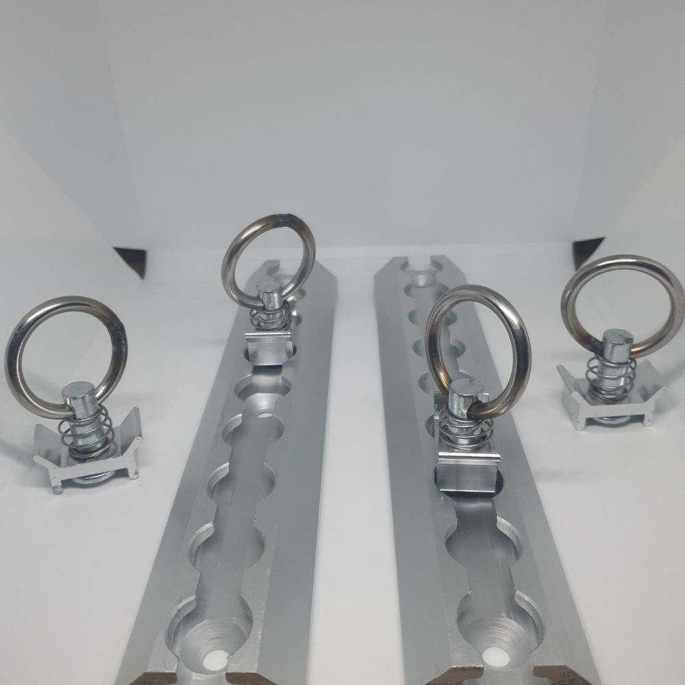 Aluminium Anchor Tracks & Tie Down Rings