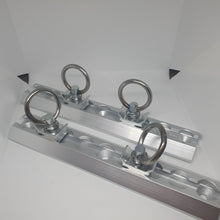 Load image into Gallery viewer, 23cm Aluminium Anchor Tracks &amp; Tie Down Rings