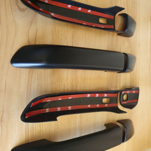 DOOR HANDLE COVERS to suit - 2021-2025 Isuzu D-Max, Isuzu Mu-X & Mazda BT-50  (KEYLESS ENTRY SENSOR HOLES)