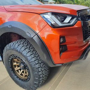 MY21 ISUZU D-MAX 6" STANDARD X-TERRAIN DESIGN WHEEL FLARE KIT