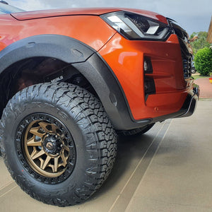 MY21 ISUZU D-MAX 6" STANDARD X-TERRAIN DESIGN WHEEL FLARE KIT