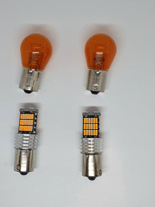 INDICATOR LED (Yellow) 2pcs (PAIR) BAU15S