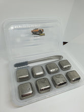 Load image into Gallery viewer, STAINLESS STEEL ICE CUBE KIT 8PCS Reusable Chilling stones