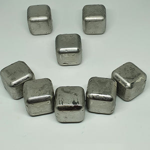 STAINLESS STEEL ICE CUBE KIT - Set of 8 Reusable Chilling Stones