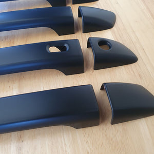DOOR HANDLE COVERS to suit - 2021-2025 Isuzu D-Max, Isuzu Mu-X & Mazda BT-50  (KEYLESS ENTRY SENSOR HOLES)