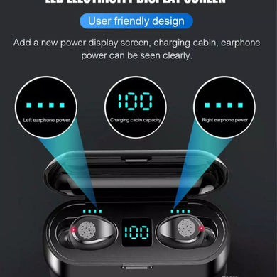 WIRELESS BLUETOOTH EARBUDS AND CHARGING HUB