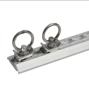 23cm Aluminium Anchor Tracks & Tie Down Rings