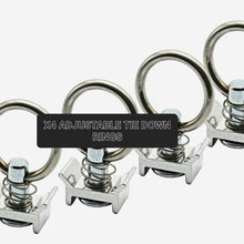 Load image into Gallery viewer, 23cm Aluminium Anchor Tracks &amp; Tie Down Rings