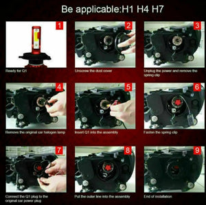 H7 LED BULB UPGRADE