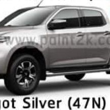 (SILVER) 2021+ Mazda bt-50   6-inch OFFROAD DESIGN FENDER FLARES